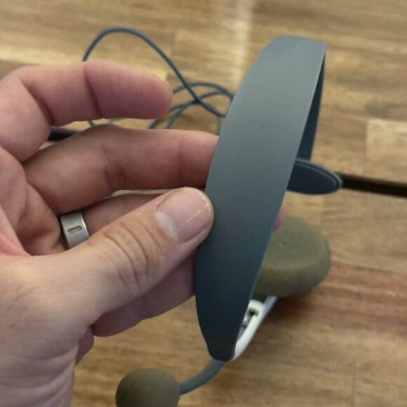 Microsoft Wired Headset with Microphone for Xbox 360 White/Grey READ - Picture 8 of 8